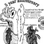 Pokerrun 18/5 -2013<br />Vättern Runt<br />Five year anniversary!<br /><br />Knights MC och Cheyenne MC <br />ordnade för femte året i rad gemensamt pokerrun medsols runt Vättern. <br />Startade kl 11.00 hos respektive klubb. Lagad mat fanns hos Knights under rundan. <br /><br />Barhäng hos Knights och party <br />hos Cheyenne avslutade <br />dygnet för de som orkade hålla <br />ut hela vägen.